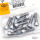 10pck Chrome allen screws 3/8-16x1-1 (DE)