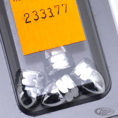 Blister Chrome acorn nuts M8 set/4 (DE)