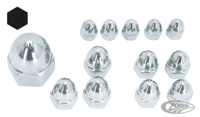 50pck Chrome acorn nuts M10x1.5 (DE)