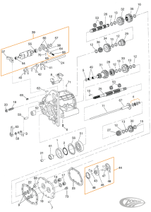5 speed clutch pushrod release center (DE)