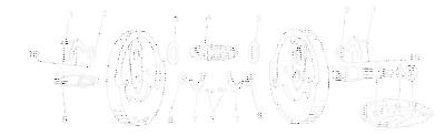Flywheel washer set XL87-99 (DE)
