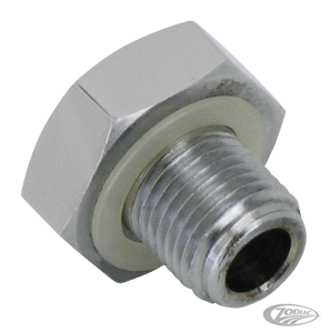Magnetic oil drain plug + washer 1/2"-20 (DE)