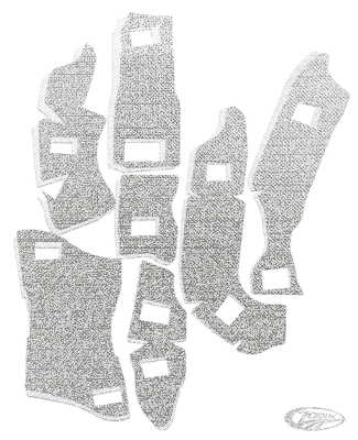 DEI heat shield liner kit FLH/T17-21 V&H (DE)