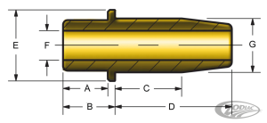 Cast valve guide 1200cc 48-80 IN STD