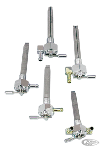 POWER FLO petcock single down outlet alu (DE)