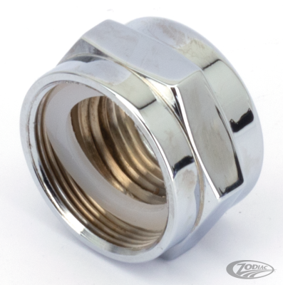 Chrome adaptor nut 3/8" NPT to 22mm (DE)