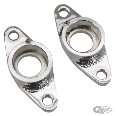 Swing arm mounts L&R, chrome FXR (DE)