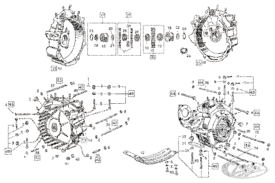 Pinion shaft roller set/12 45CI STD (DE)