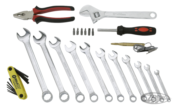 On The Road Tool roll with tools (DE)