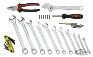 On The Road Tool roll with tools