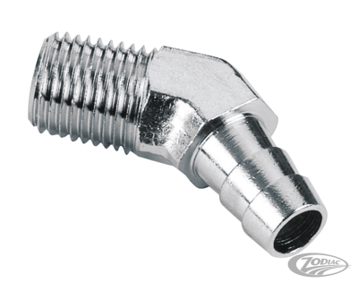 S&S Breather hose connector 1/4 NPT (DE)