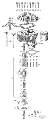 Cylinder base stud Knuckle/Pan/Shovelh. (DE)