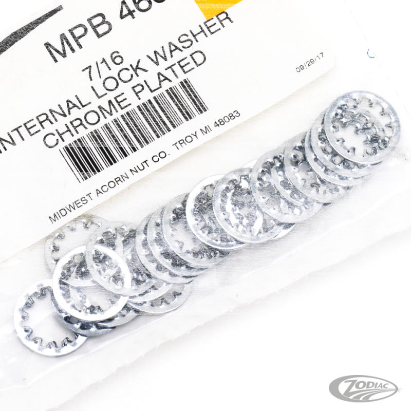 25pck Internal lockwashers 7/16" (DE)