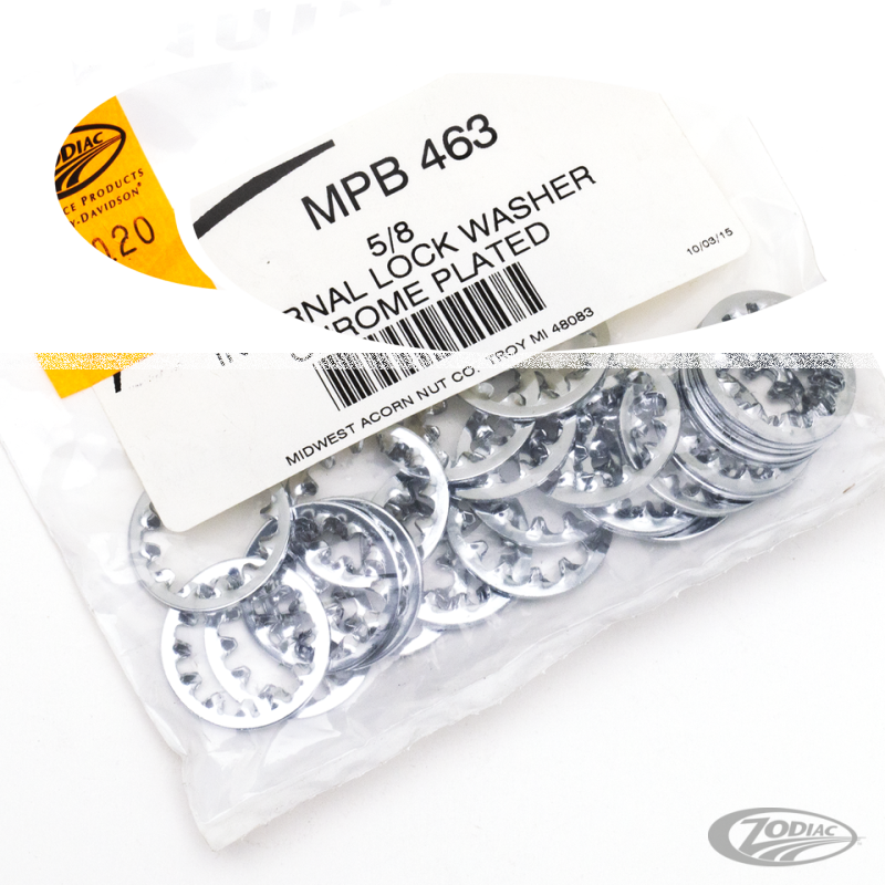 25pck Internal lockwashers 5/8" (DE)
