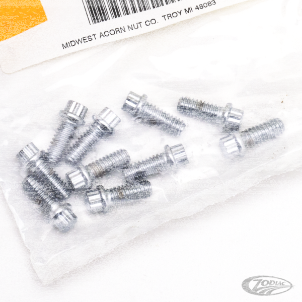 10pck 12-point bolts 1/4-20 x 5/8", UNC (DE)