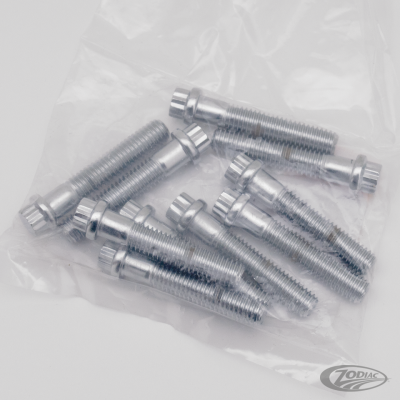 10pck 12-point bolts,3/8-16 x 2", (DE)