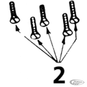 Transmission side cover screws 45CI park (DE)