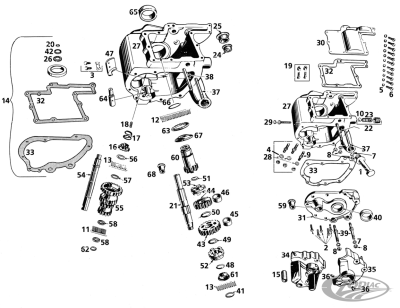 Transmission mount kit 45CI29-74, white (DE)