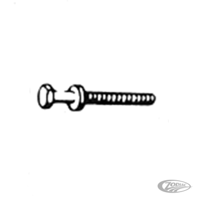 Transmission adj. screw 45CI29-74 white (DE)