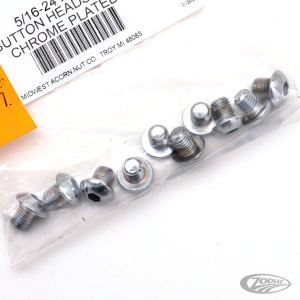 10pck Button head screws 5/16-24x3/8 UNF