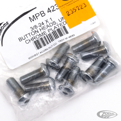 10pck Button head screws 3/8-24x1 UNF (DE)