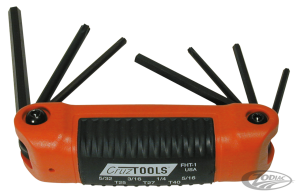 CruzTools Folding Hex/Torx Key Set (DE)