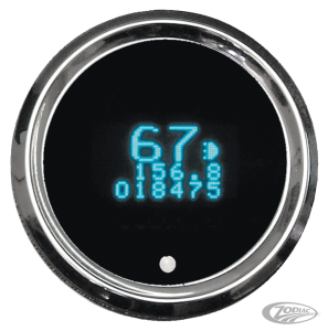 Dakota Round Mini Speed/Tach w/indicator