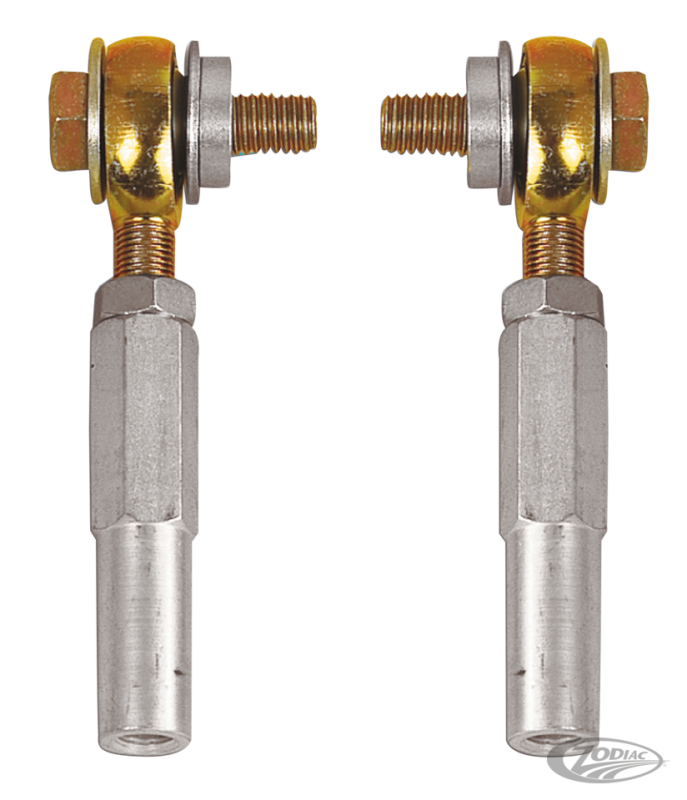 Burly Adj shck mount studs FXST00-up chr (DE)