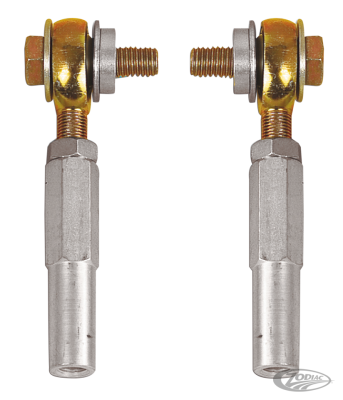Burly Adj shck mount studs FXST00-up chr (DE)