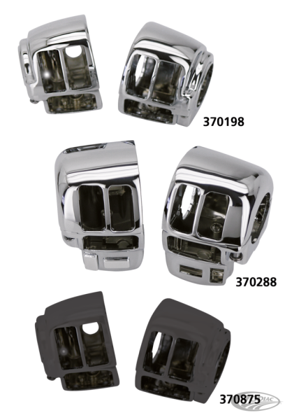 Chrome switch housings FLH/T96-13 w/CC (DE)