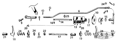 Colony shifter rod clevis pin kit 45CI (DE)