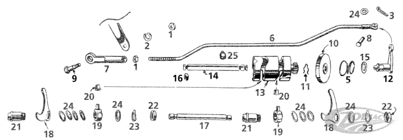 Bushing, gear shifting fork 41-up (DE)