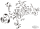 Front brake operating lever, chrome (DE)