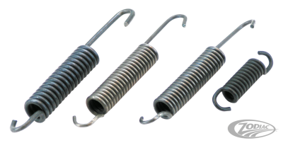 springs, brake shoe, set of 2, front and (DE)