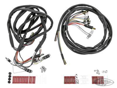 Chrome Ext.wiring harness w/switches R (DE)