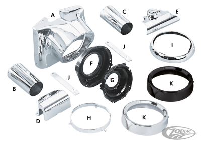 GZP Headlight conv. kit FLST/C/F86-06 (DE)
