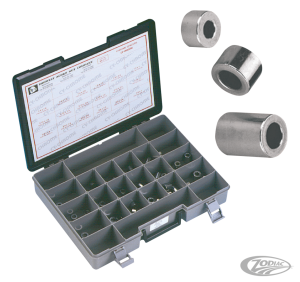 Ass.tray Spacers 18 sizes show chrome (DE)