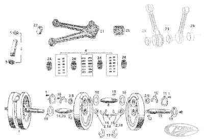 4-pack Lock plate screw all Sidevalve (DE)