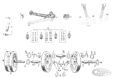4-pack Lock plate screw all Sidevalve (DE)