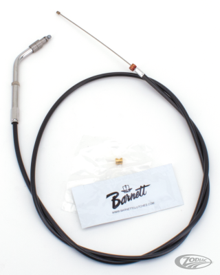 Throttle cable black BT96-up LN=44" 135° (DE)