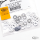 50pck Flat washers 1/4" X 1/2" AN (DE)