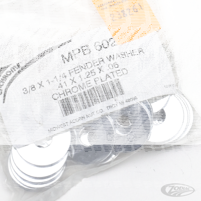25pck Flat washers 3/8" X 1 1/4" (DE)