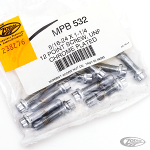 10pck 12-point screw 5/16-24x1 1/4", UNF (DE)