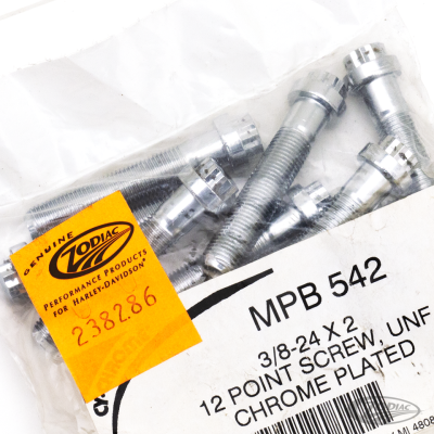10pck 12-point screw 3/8-24x2", UNF (DE)