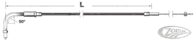 Idle cable black E+G96 90+ LN=35" (DE)