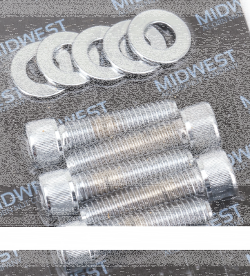Chrome SHCS sprocket screw kit (DE)