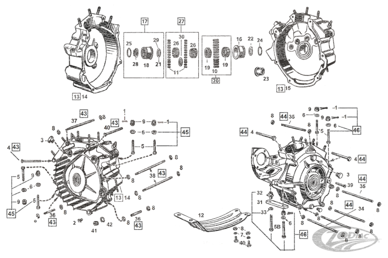 Right Bearing CMPT .0008" (DE)