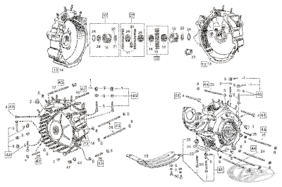 10pck sprocket shaft bearing ring 45CI (DE)