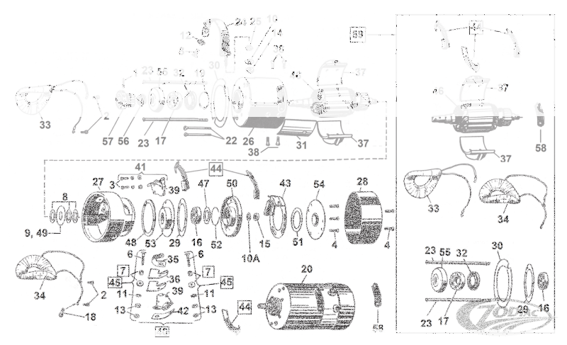 Pin generator gear (DE)