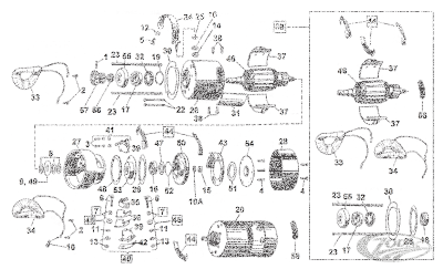 Pin generator gear (DE)